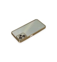Realme C35 Kılıf Razer Lensli Silikon - Gold