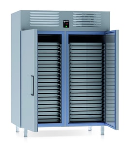 Iceinox Dik Tip Patiseri Buzdolabı 2 Kapılı 40x60 Tepsi Kapasiteli 1340 Lt (Gri)