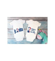 Basketbol Ikili Bebek Body Beyaz 2'li Bebek Badi Zıbın