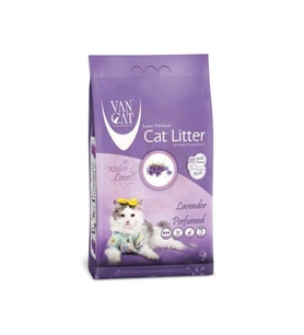 Vancat W225 Lavanta Koku Renksiz İnce Taneli Kedi Kumu 20 KG