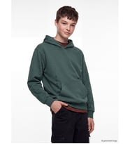 LCW Kids Yeşil Kapüşonlu Baskılı Erkek Çocuk Sweatshirt