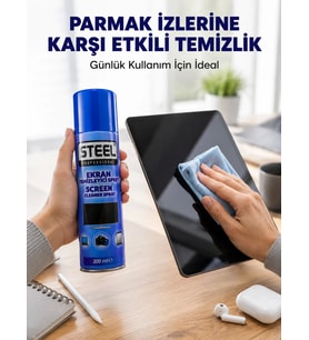 İz Bırakmadan Etkili Ekran Temizliği Sağlayan Sprey