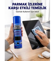 İz Bırakmadan Etkili Ekran Temizliği Sağlayan Sprey
