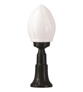 AVONNI BSU-68204-BSY-M1-K Siyah Boyalı Dış Mekan Aydınlatma E27 ABS Akrilik Cam 20cm