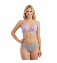 Kadın Dantelli Tüllü 2 li Set BB2087 (Pembe)
