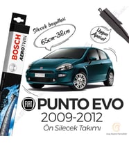 Bosch Aerotwin Muz Silecek Takımı Fiat Punto Evo 2009-2012 ile uyumlu