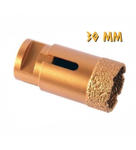 Kupa Tyson Mermer-Granit-Seramik Panç Kesici M14 - 30 mm. (Sarı)