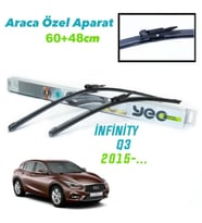 İnfiniti Q30 Ön Silecek Süpürgesi Seti 2015 Sonrası