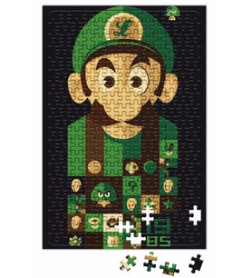 Süper Mario Luigi Supermen Puzzle 240 Parça Yapboz