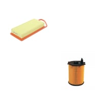 Bosch Filtre Bakım Seti Peugeot 207 1.4 HDI Dizel 2007-2010 Hava + Yağ filtre