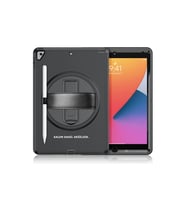 Apple İpad 10.2 (7.nesil) Kılıf Hand Strap Tablet Kılıfı - Siyah