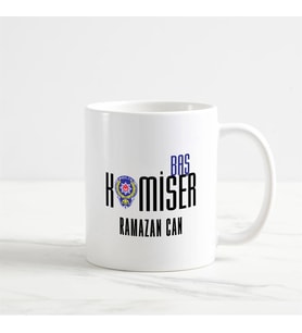 Başkomiser Kupa Bardak (1. Tasarım) (Beyaz)