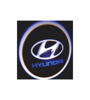 Hyundai Araçlar Için Pilli Yapıştırmalı Kapı Altı Led Logo