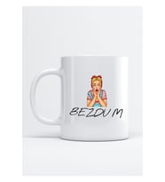 Bezdum Baskı Porselen Kupa Bardak