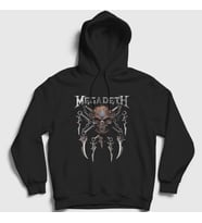 Presmono Unisex Siyah Rust Megadeth Kapüşonlu Sweatshirt 65978tt