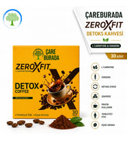 ÇareBurada ZeroxFit Detoks Kahvesi 30 Saşe 3 gr L-Carnitine, Ginseng, Guarana ve Hindiba İçerikli