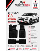 CITROEN C3 ELEKTRIKLI 2025 - 2026 Araca Özel Kauçuk 3D Profesyonel Oto Paspası