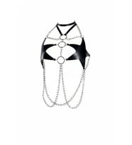 Mulvxbrf Brf02 Siyah Kadın Kemer Zincir Detaylı Vücut Harness - Brf1162 (Mulvix)