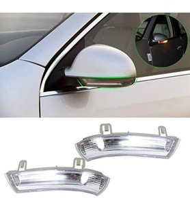 VW JETTA MK5 V (SAĞ SOL TAKIM) ŞEFFAF DIŞ DİKİZ AYNA SİNYAL LAMBASI 2006-2011 ARASI 1K0949102