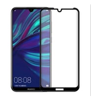 Huawei Y6S 2019 Temperli Cam Full Ekran Koruyucu (Siyah)