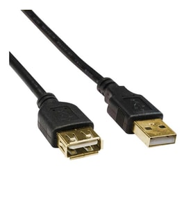 PM-31240 Gold Uç 10 Metre USB 2.0 Erkek-Dişi Uzatma Kablosu