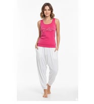 Giyim Bayan Yazlık Poly Şalvarlı Pijama 21519
