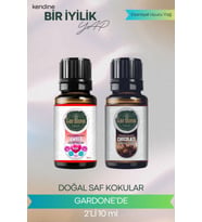 Amber + Çikolata ( Oda Kokusu Aroma Terapi Buhurdanlık / Difüzör Yağı ) Set 2 Adet x 10 ML