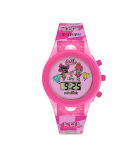 Miniflak LOL Surprise! Lisanslı LOL7001 Pembe Işıklı Çocuk Saati