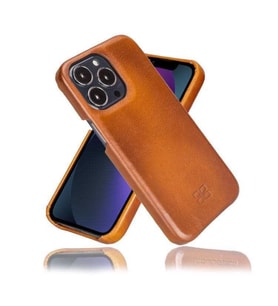 Bouletta Apple iPhone 13 Pro Max Uyumlu Deri Arka Kapak F360 RST2EF Taba