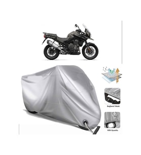 Triumph Tiger 1200 Desert Edition  Arka Çanta (bağlantı Tokalı) Uyumlu SolarBlock  Branda (Siyah)