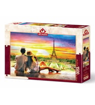 Art Puzzle Günbatımında Romantizm 1500 Parça Puzzle