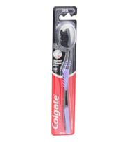 Colgate Süper Clean Black Orta Diş Fırçası 2 Adet Fırça (Çok Renkli)