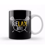 Vintage ReLAX Bro Lacrosse Cute Distressed LAX Pun Kupa Bardak Porselen