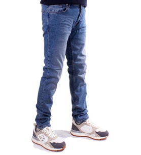 Twister Panama 727C Mavi Düşük Bel Dar Paça Erkek Jeans Pantolon