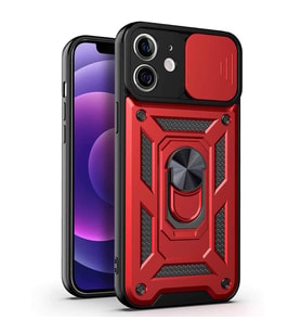 Microsonic Apple iPhone 12 Kılıf Impact Resistant Kırmızı
