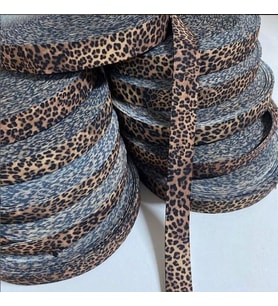 Lastik leopar desenli  3,5Cm  3metre  Paça,kol Ve Don Lastiğidir 1 Paket 3 Metre