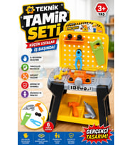 Teknik Tamir Seti - Oyuncak Tamir Setleri - Tamir Aletleri - Alet Seti - Vidalama Seti