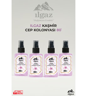 Ilgaz Kaşmir Sprey Kolonya Cep Boy Elegance Series 4'lü Eko Paket - 4x50 ml