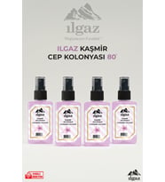 Ilgaz Kaşmir Sprey Kolonya Cep Boy Elegance Series 4'lü Eko Paket - 4x50 ml