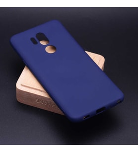 LG G7 Uyumlu Kılıf Zore Premier Silikon Kapak (Kırmızı)