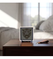 Modern Kaplan Tasarımlı Dekoratif Parça, Ev ve Ofisiniz İçin Güçlü Bir Dokunuş 10x10 cm