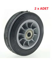 Plastik Jantlı Rulmanlı Dolma Tekerlek 170x35x15 mm-2 Adet