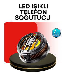 Northcity RGB Işıklı Sessiz Fanlı Telefon Soğutucu - Oyun Performansı ve Aşırı Isınma Çözümü