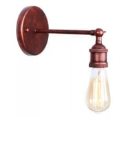 mylights retro bakır eskitme kampanya mafsalı aplik hareketli (Siyah)