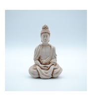 Sidhartha Budha Dekoratif Biblo Heykel (Bej)