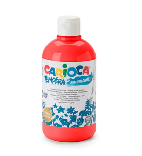 Carioca Tempera Sulu Boya Süper Yıkanabilir 500 Ml kırmızı