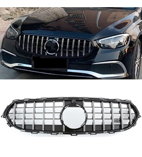 S-Dizayn Mercedes E-Class W213 Ön Panjur Krom GTR Model 2021 Üzeri (Karışık)