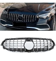 S-Dizayn Mercedes E-Class W213 Ön Panjur Krom GTR Model 2021 Üzeri (Karışık)