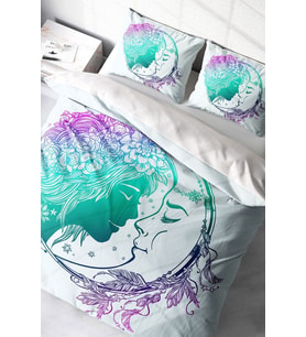Moon Romantik Çift Kişilik Nevresim Takımı