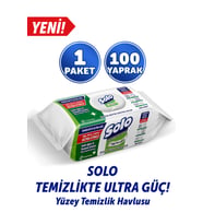 Solo Ultra Güç Sedir & Yasemin Yüzey Temizleme Mendili 100 Yaprak